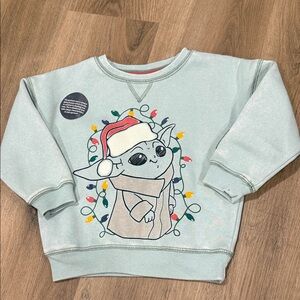 Kids Light green Graphic Sweatshirt